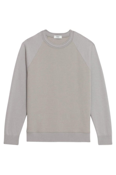 SCUBA-WOOL COMBO SWEATSHIRT CALCITE 2