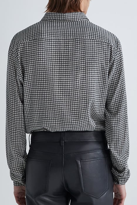 PURE EDITION-ECOVERO™ SHIRT, RETRO DOTS BLACK 2