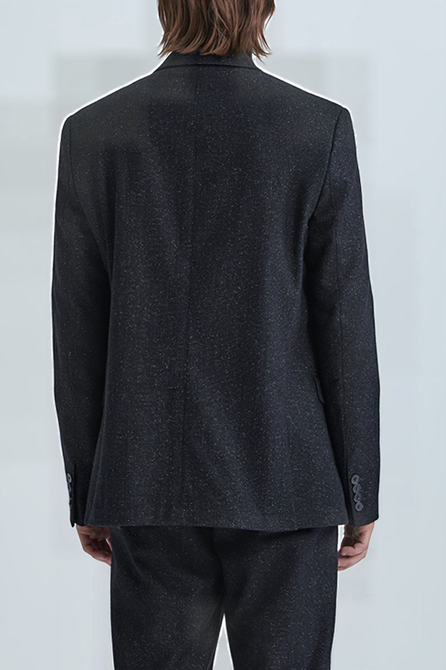 GREY PURE EDITION DOUBLE-BREASTED SUIT JACKET ANTHRACITE 2