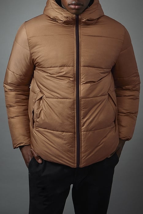 BLACK/BEIGE WATER REPELLENT REVERSIBLE JACKET BLACK 1