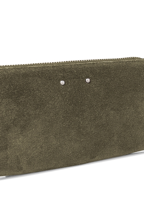 1440 COMPAGNON KAKI QUILTED CHEVRON WALLET KHAKI 6