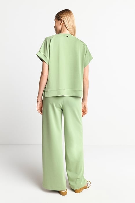 TENCEL PEACHED SHIRT MATCHA 3