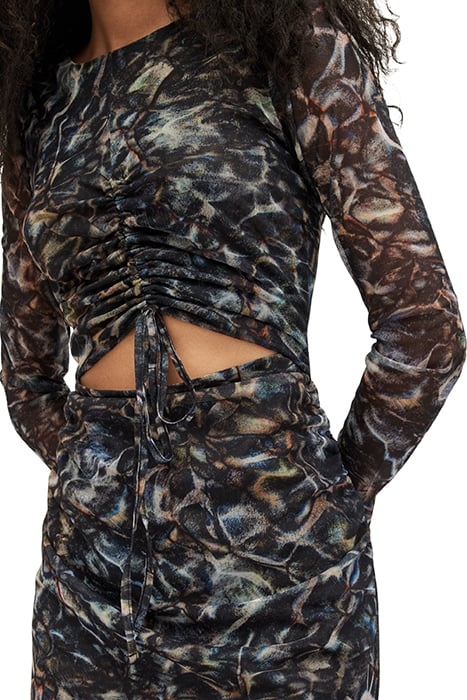 KATIE CALADESI DRESS PETROL BLUE 6