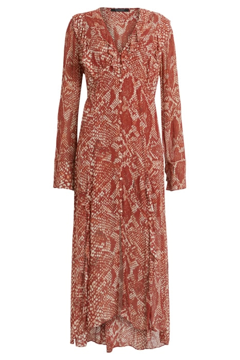 LIANA WAIMEA DRESS RED CLAY 3