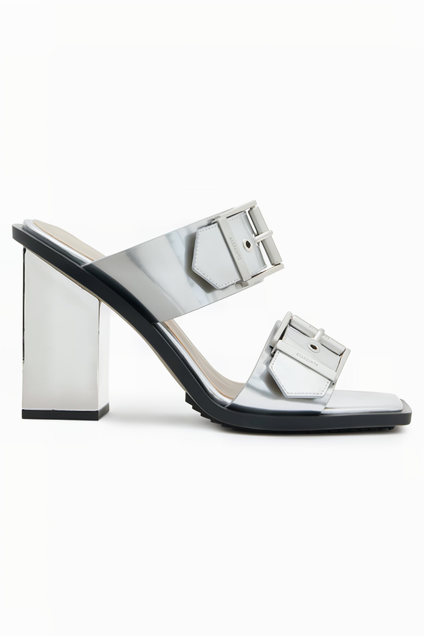 CAMILLE MULE METALLIC SILVER 1