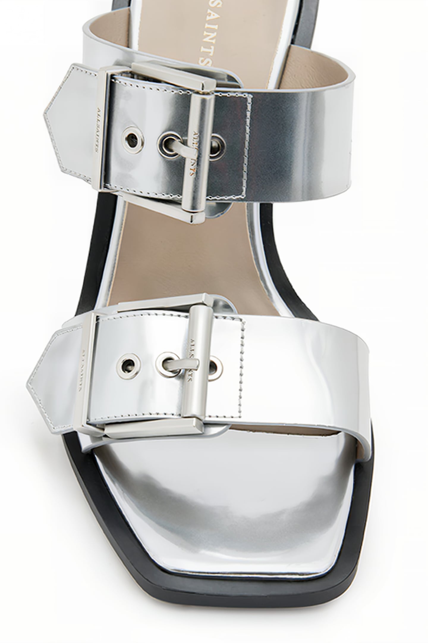 CAMILLE MULE METALLIC SILVER 6