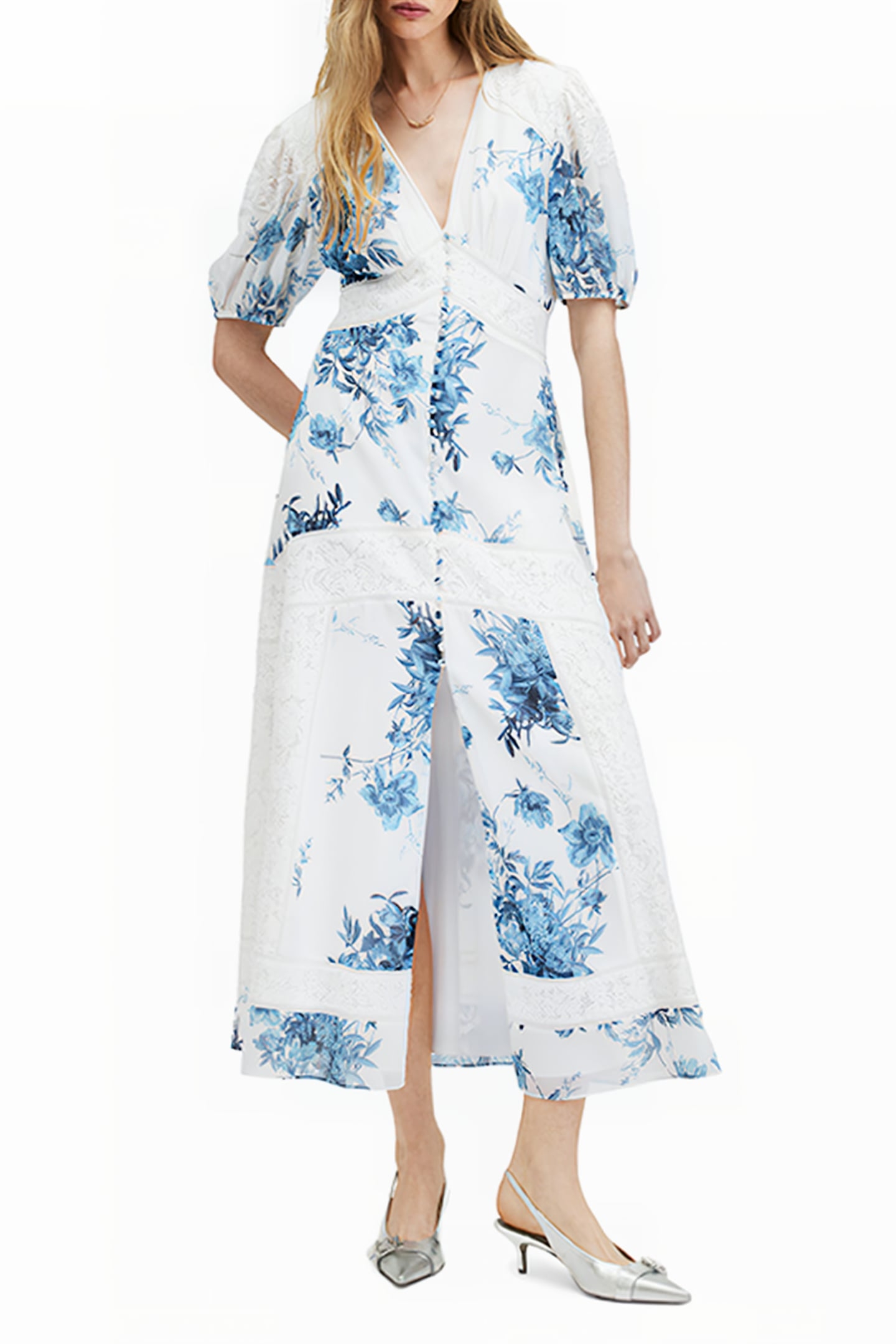 DINAH DEKORAH DRESS DENIM BLUE 1