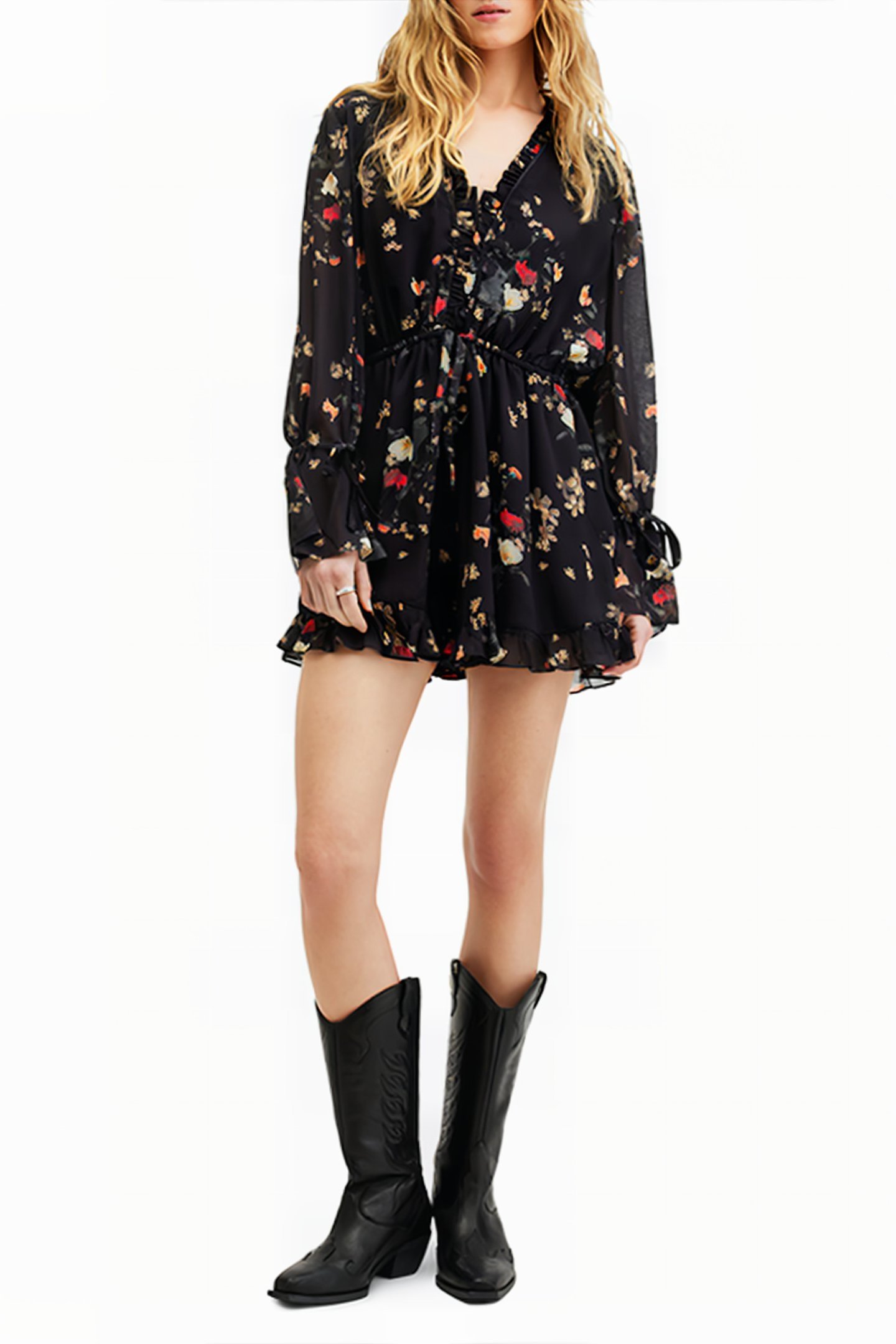 DARIA KORA PLAYSUIT BLACK 1