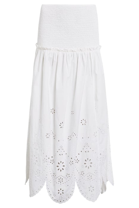 ALEX EMB SKIRT OFF WHITE 4