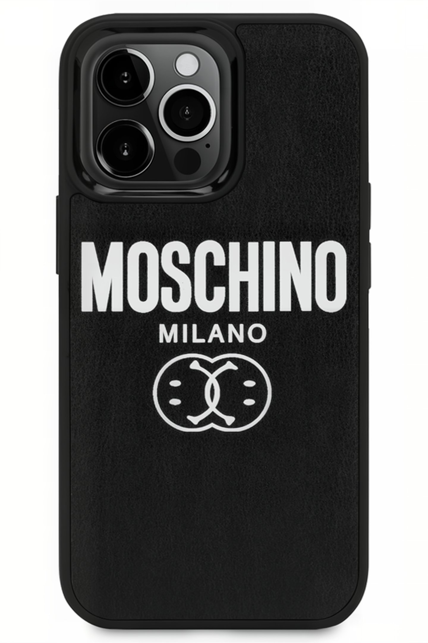 IPHONE 13 PRO DOUBLE SMILEY® LOGO COVER BLACK 1