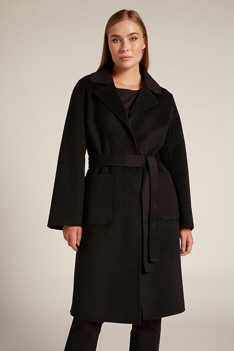 DOUBLE FABRIC COAT BLACK 1