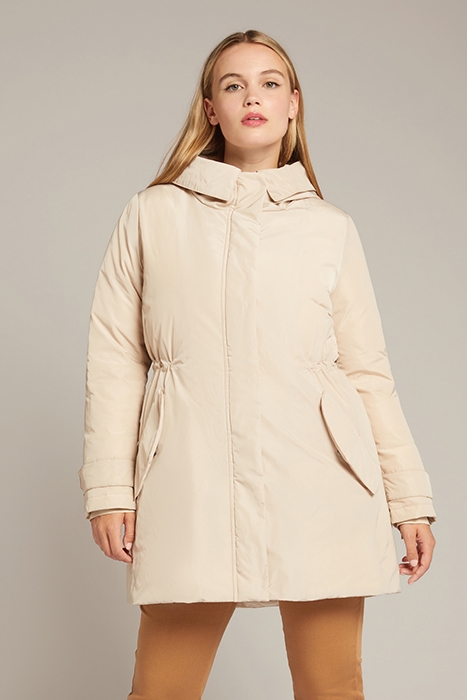 LONG GENUINE DOWN JACKET NATURAL 1