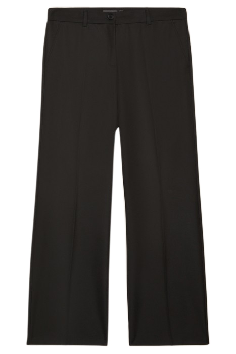 STRAIGHT-CUT TROUSERS BLACK 4