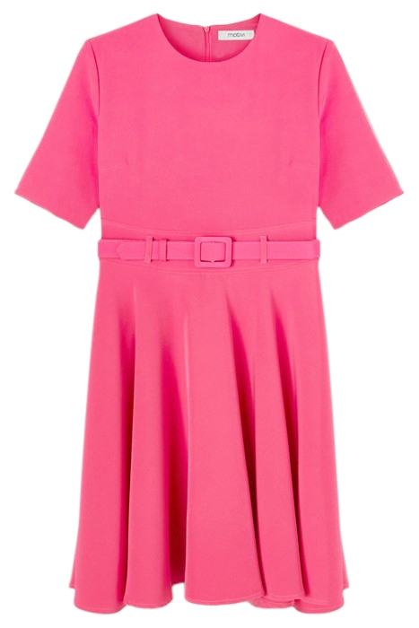 SHORT DRESS WITH BELT 4