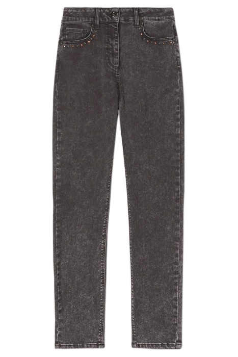 SKINNY JEANS WITH STUDS BLACK 3