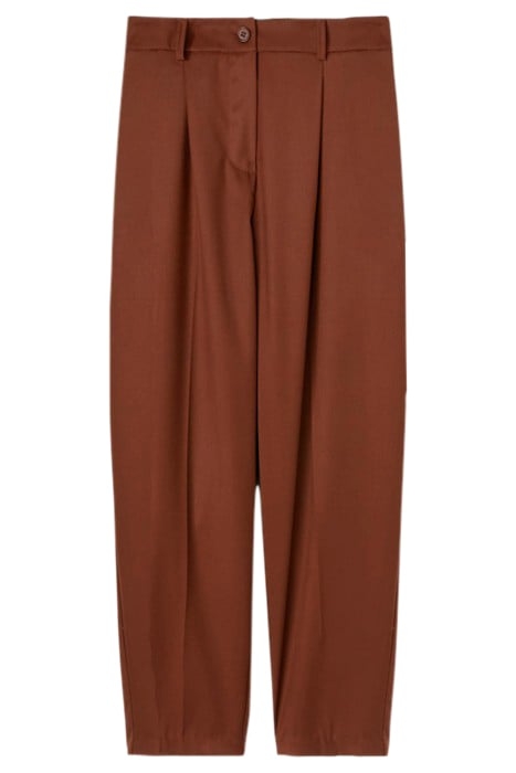 FLOWING TROUSERS WITH DARTS NATURAL 3
