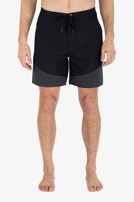 PHNTM BLOCKADE PADDLE SERIES HYBRID 18 BOARDSHORT BLACK 1