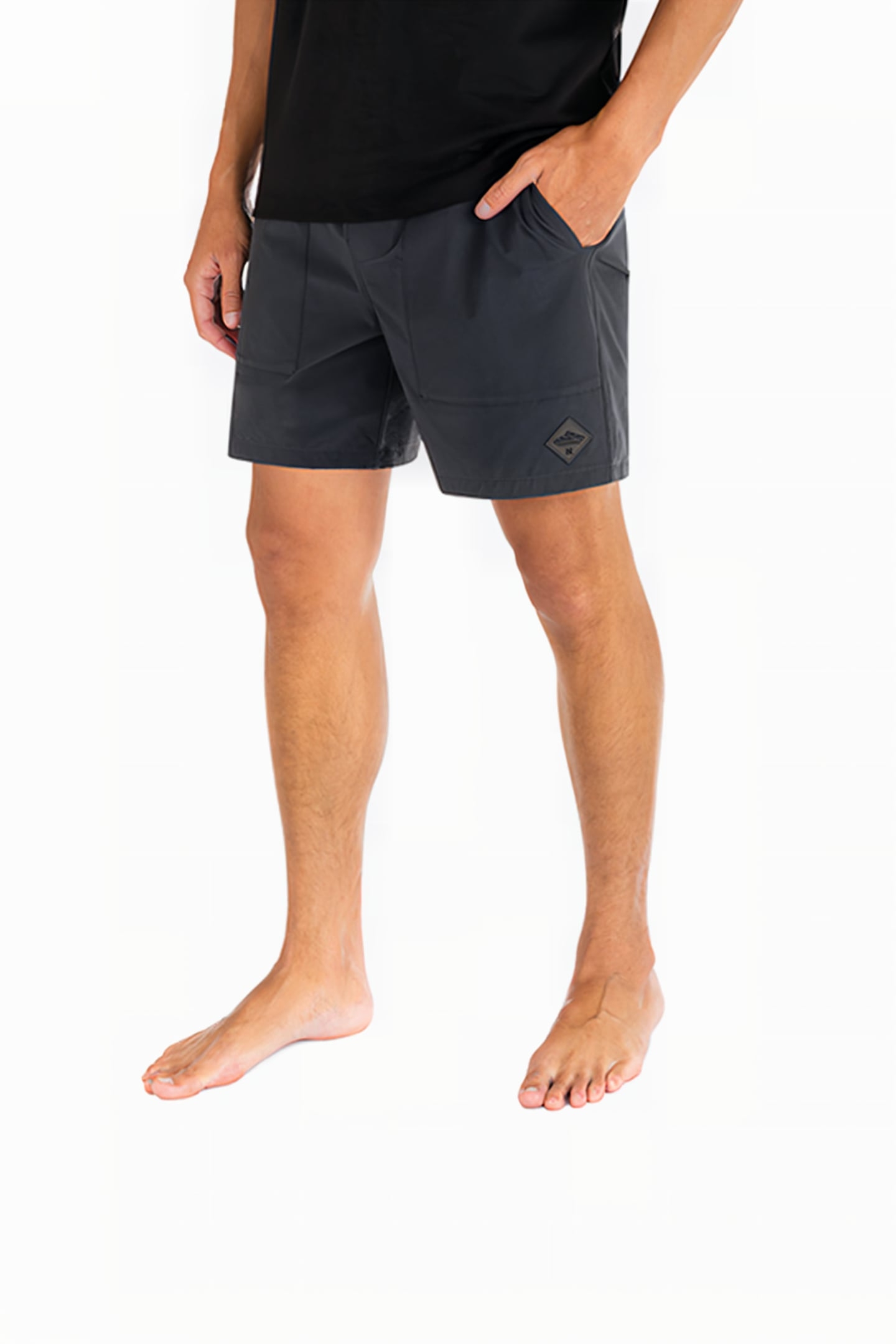 PHNTM CAMPER VOLLEY 17" SHORTS DARK STONE GREY 5