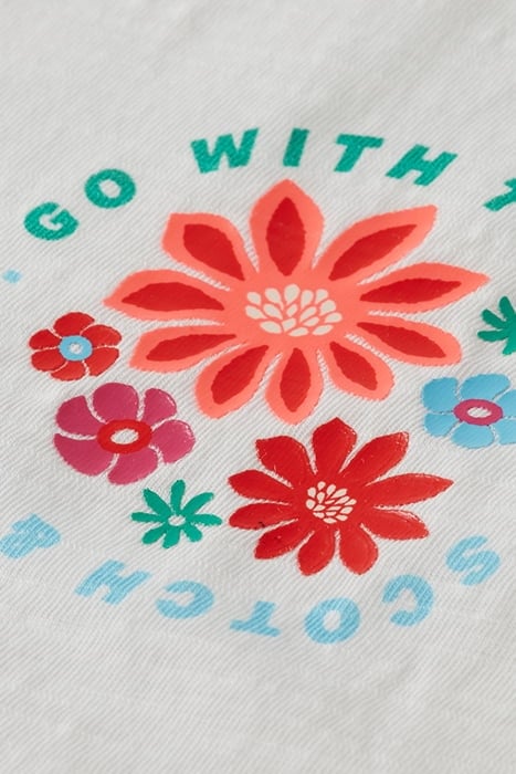 WOVEN DETAIL REGULAR-FIT T-SHIRT WHITE 3