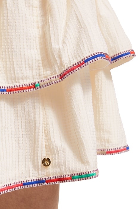 EMBROIDERED MINI SKIRT SOFT ICE 7