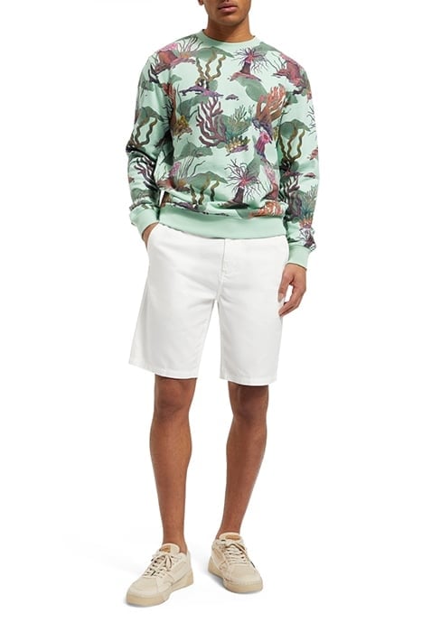 STUART - COTTON-BLEND TWILL SH WHITE 3