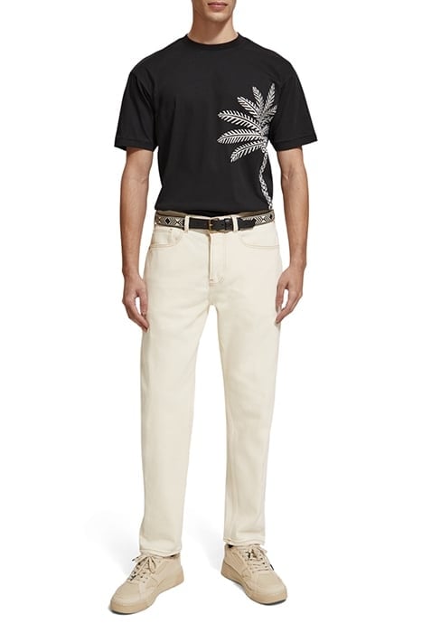 THE DROP REGULAR TAPER JEANS WHITEWASH 3