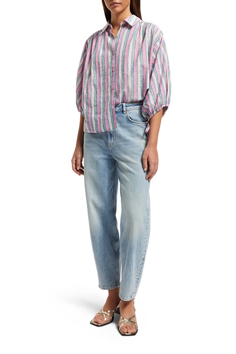 THE TIDE HIGH RISE BALLOON FIT JEANS — UNDERWATER 3