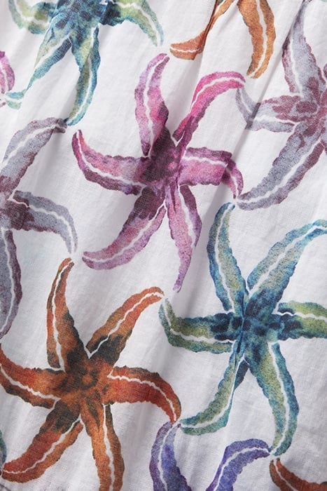 PRINTED MAXI COTTON VOILE DRESS STARFISH 8