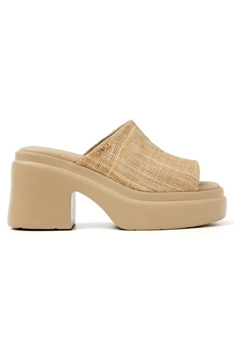 VENGA SLIDE BEIGE RAFFIA 1