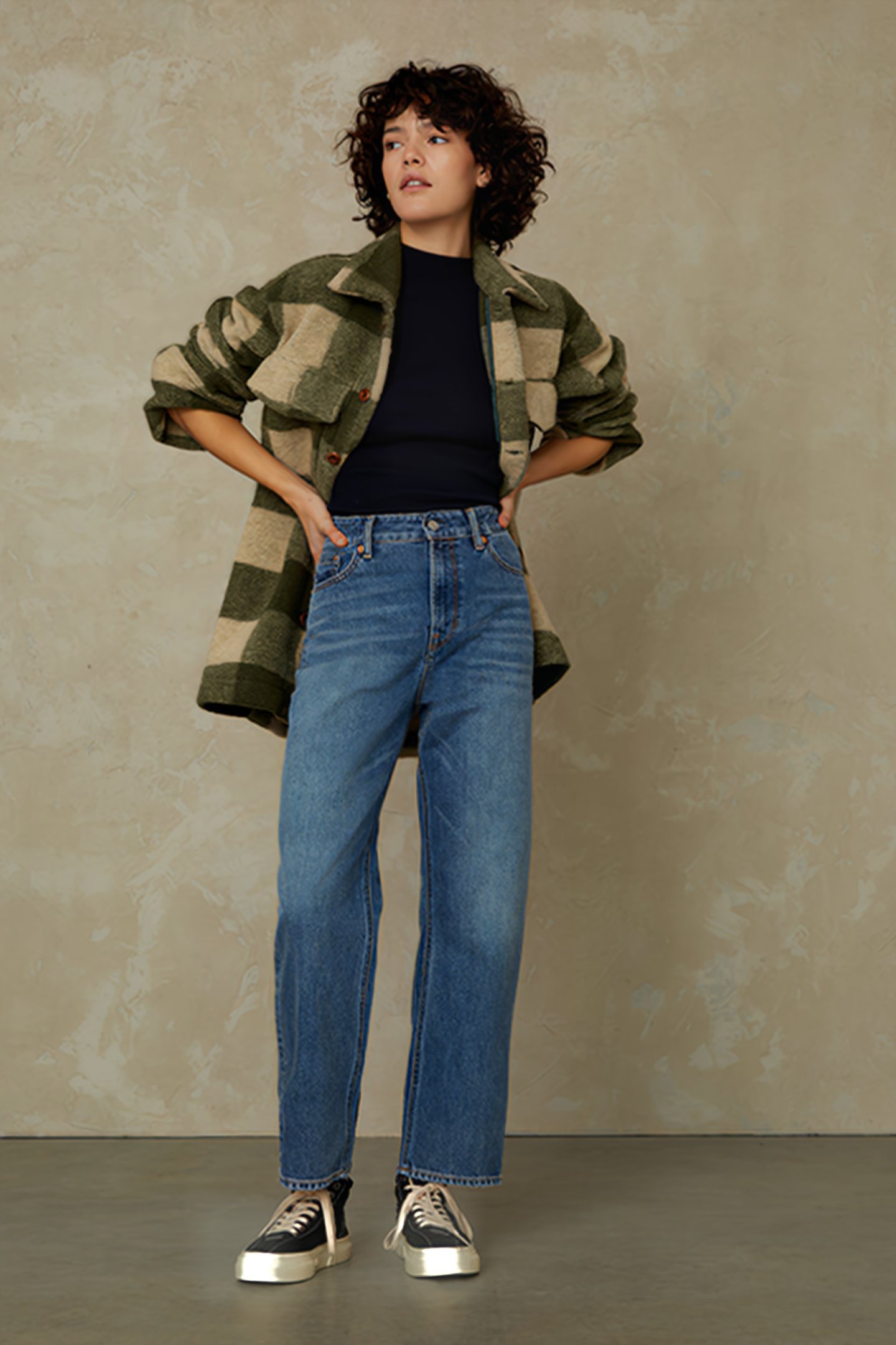 LIORA CROPPED ECO HOLO VINTAGE LIGHT BLUE 2