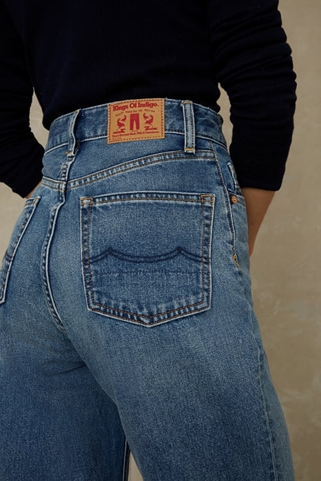 LIORA CROPPED ECO HOLO VINTAGE LIGHT BLUE 5