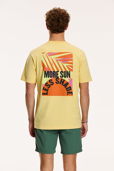 MORE SUN LESS SHADE T-SHIRT SPRING YELLOW 2