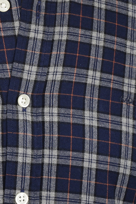 CLASSIC Y/D CHECK SHIRT NAVY 5