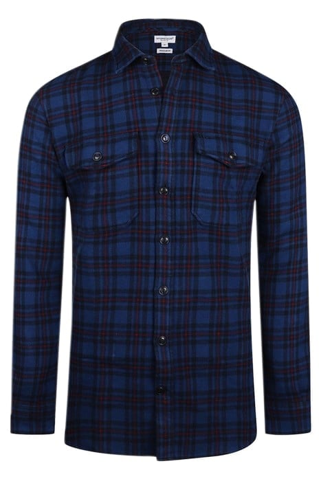MCG TARTAN OVERSHIRT NAVY 1