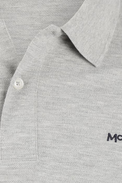 LONG SLEEVE POLO MEDIUM GREY MELANGE 3