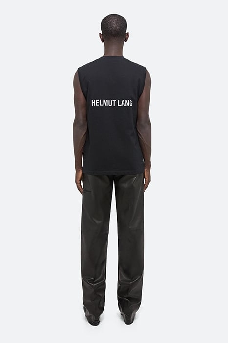 LOGO MUSCLE TANK COTTON BLACK 2