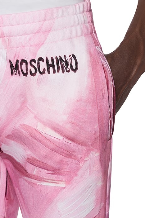PAINTING FLEECE JOGGING PINK 4