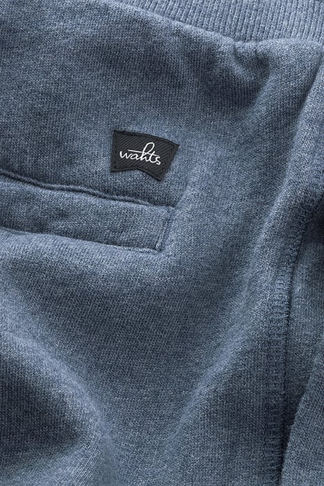 LOGAN-PINTUCK | CUFFED SWEATPANTS STEEL BLUE MELANGE 2