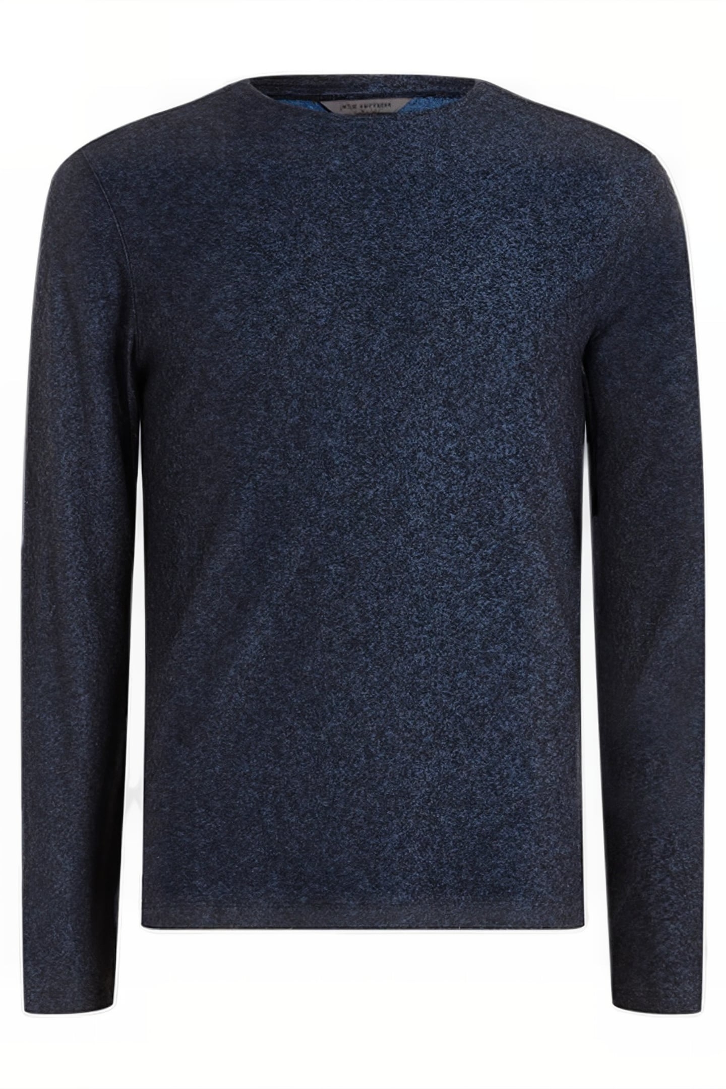 HARALSON REGULAR FIT LS CREW WITH TEXTU DARK NAVY 1