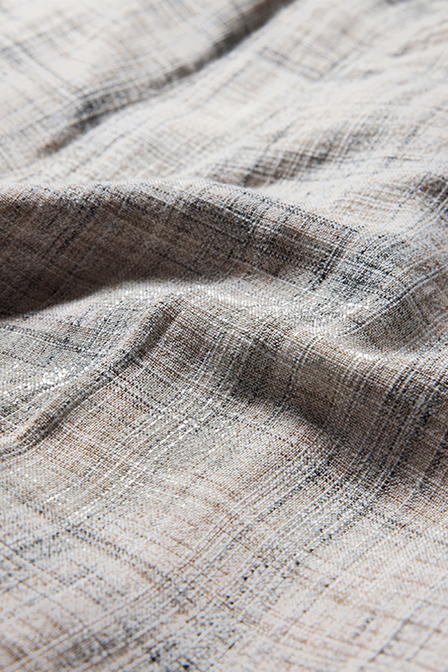 STRAIGHT FIT PANTS WITH DENIM BACK POCKE ECRU 3