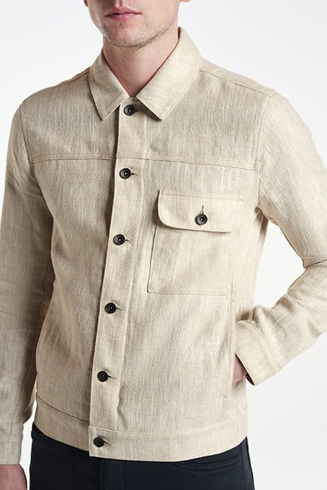 DREW JACKET - TRUCKER VARIATION SHANK CL FOSSIL GREY 3