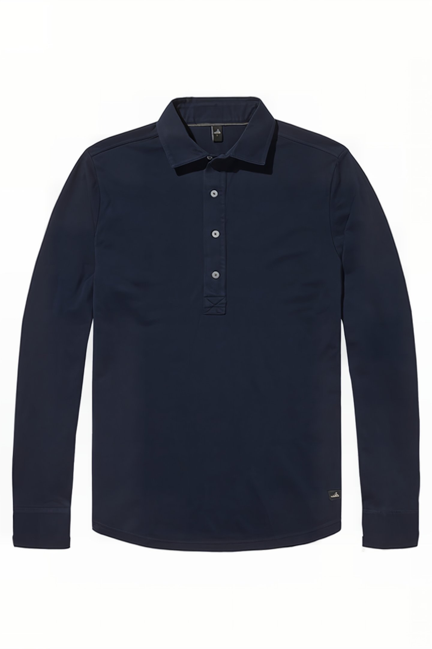STONE | LONGSLEEVE PIQUÉ POLOSHIRT NAVY BLUE 1