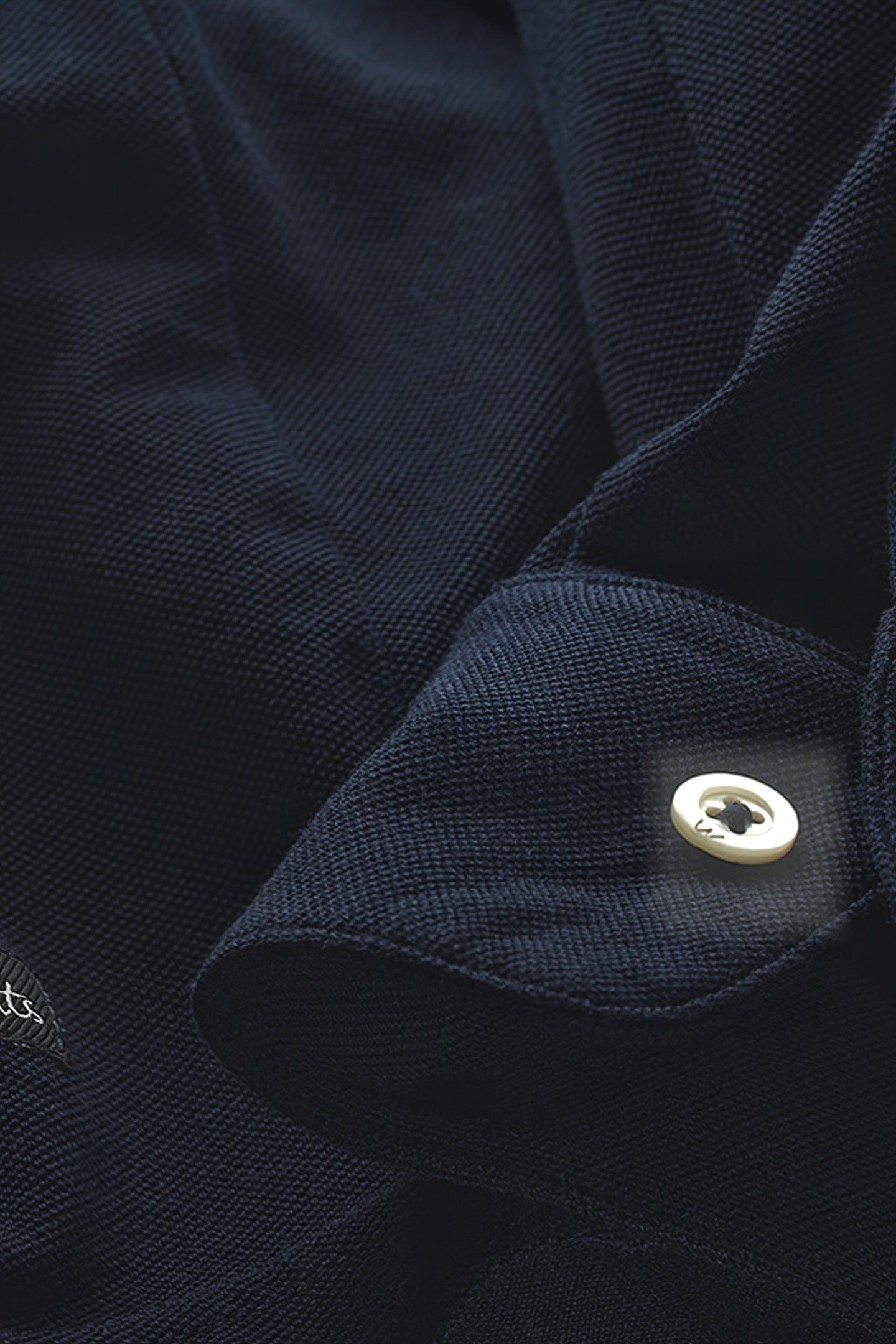STONE | LONGSLEEVE PIQUÉ POLOSHIRT NAVY BLUE 2