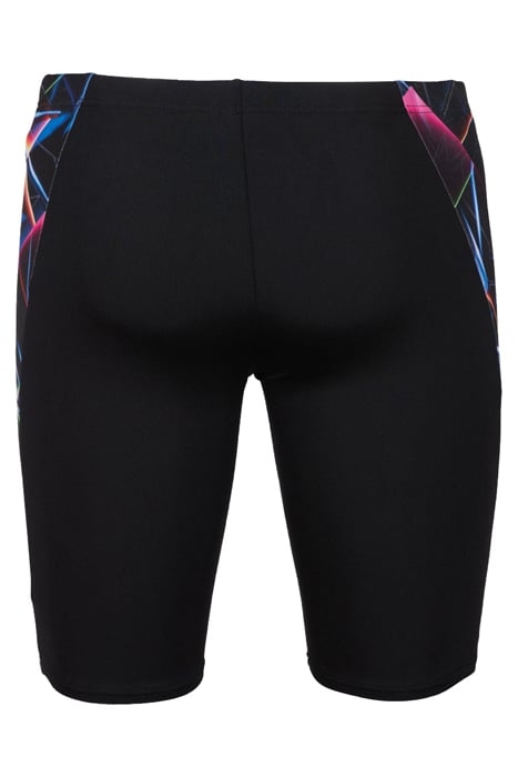 MEN'S SWIM JAMMER ALLOVER BLACK-MULTI 5
