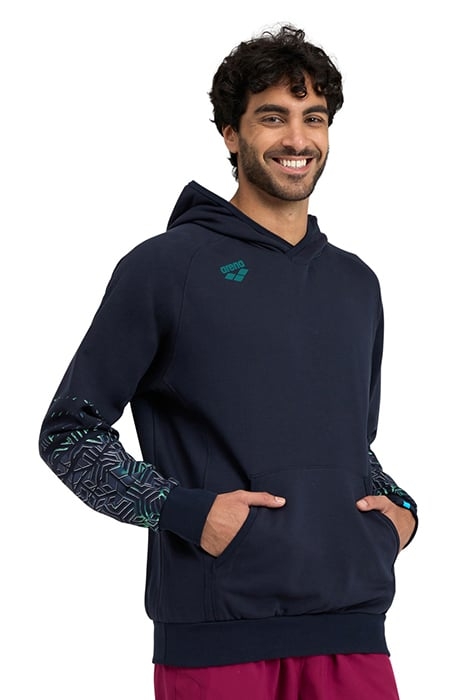 HOODED SWEAT LOGO NAVY-KIKKO PRO NAVY 2