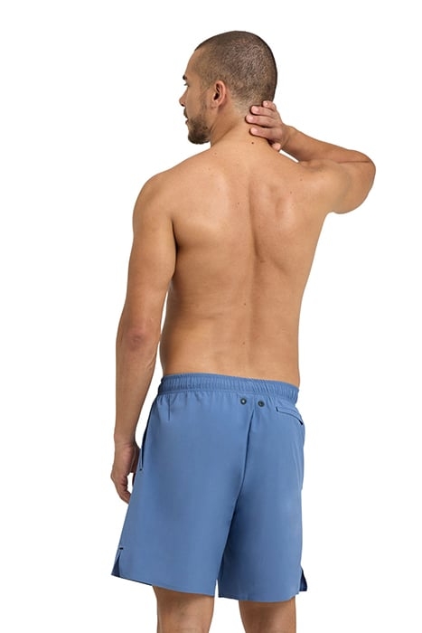 MEN'S ARENA EVO BEACH BOXER LOGO GREY BLUE 2