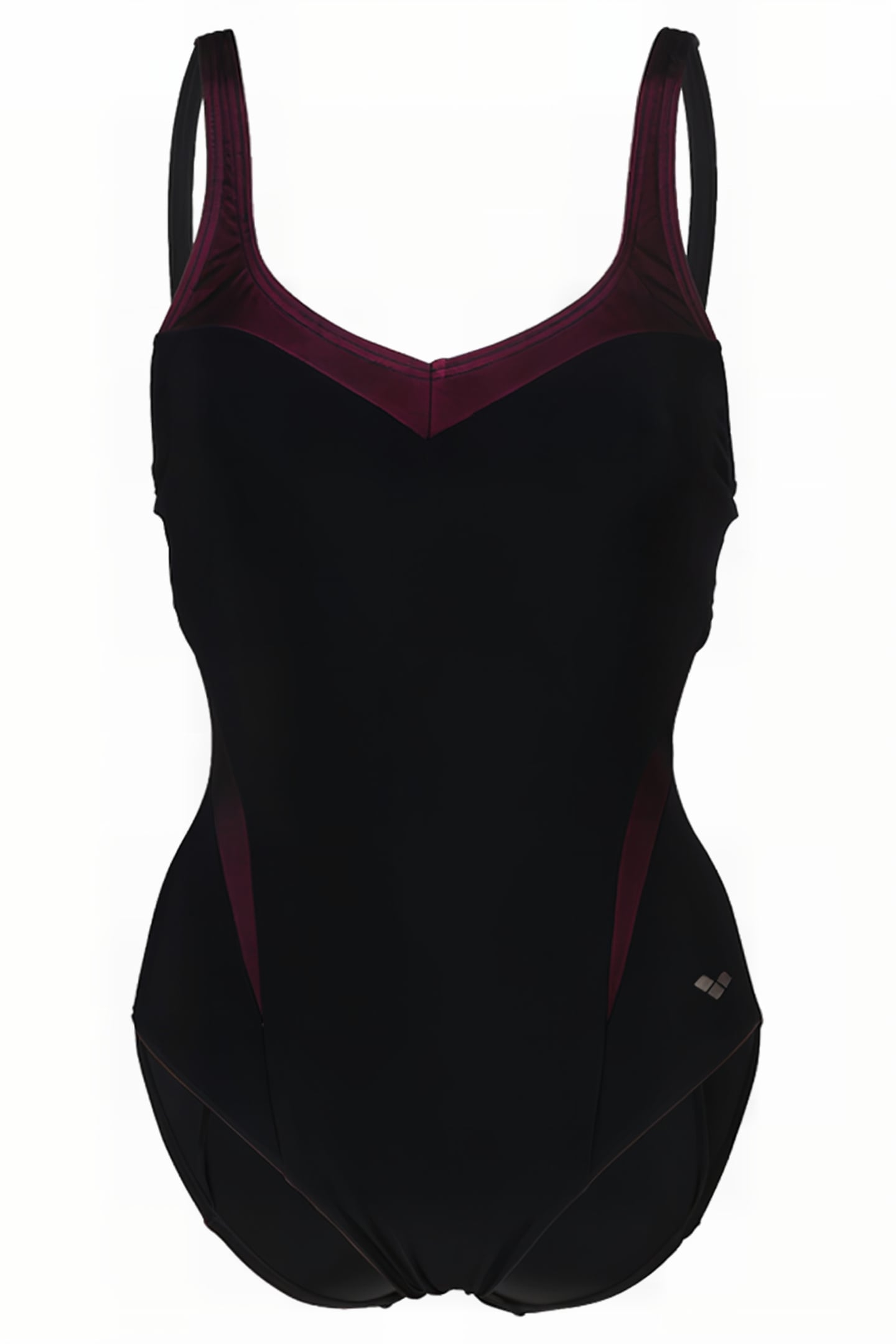 W ISABEL LIGHT CROSS BACK ONE PIECE R BLACK-ROSE VIOLET 4