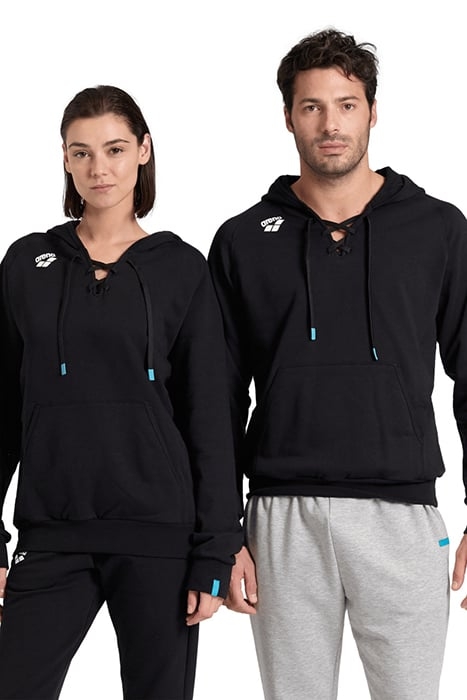 TEAM HOODED SWEAT LACED BLACK-LACE 6