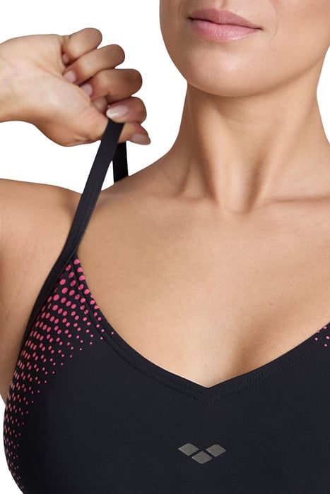 WOMEN'S BODYLIFT EMILIA SWIMSUIT LIGHTCR BLACK 8