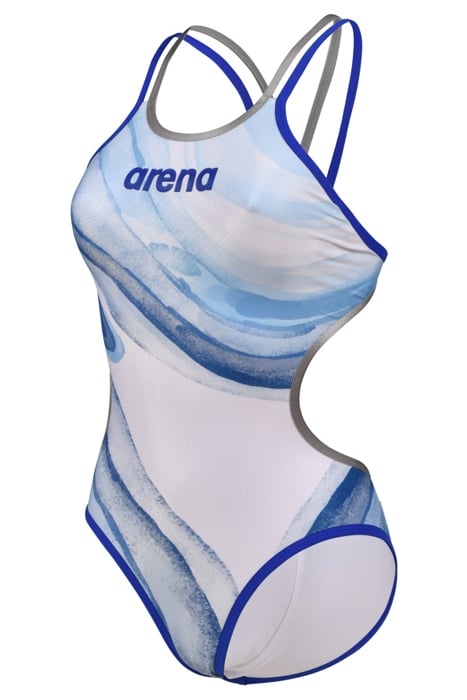 WOMEN'S ARENA ONE DREAMS DOUBLE CROSS BA NEON BLUE-SILVER-WH 7